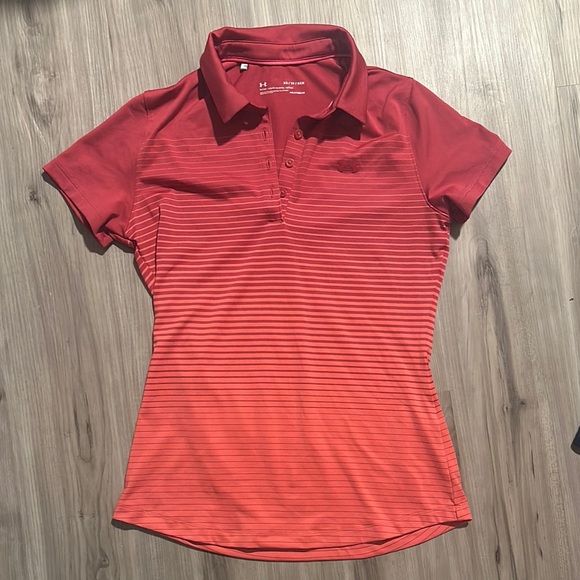 Under Armour Women's pink golf Polo Shirt - Picture 1 of 1